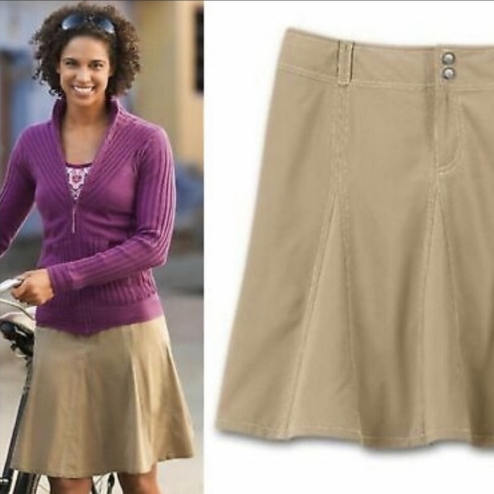 COPY - EUC Athleta Whatever A-Line Skort Skirt in Blue Size 12 - Picture 9 of 15